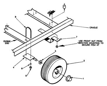 Wheel Kit Diagram and Parts List for 9431-0-3W793  Briggs and Stratton Generator